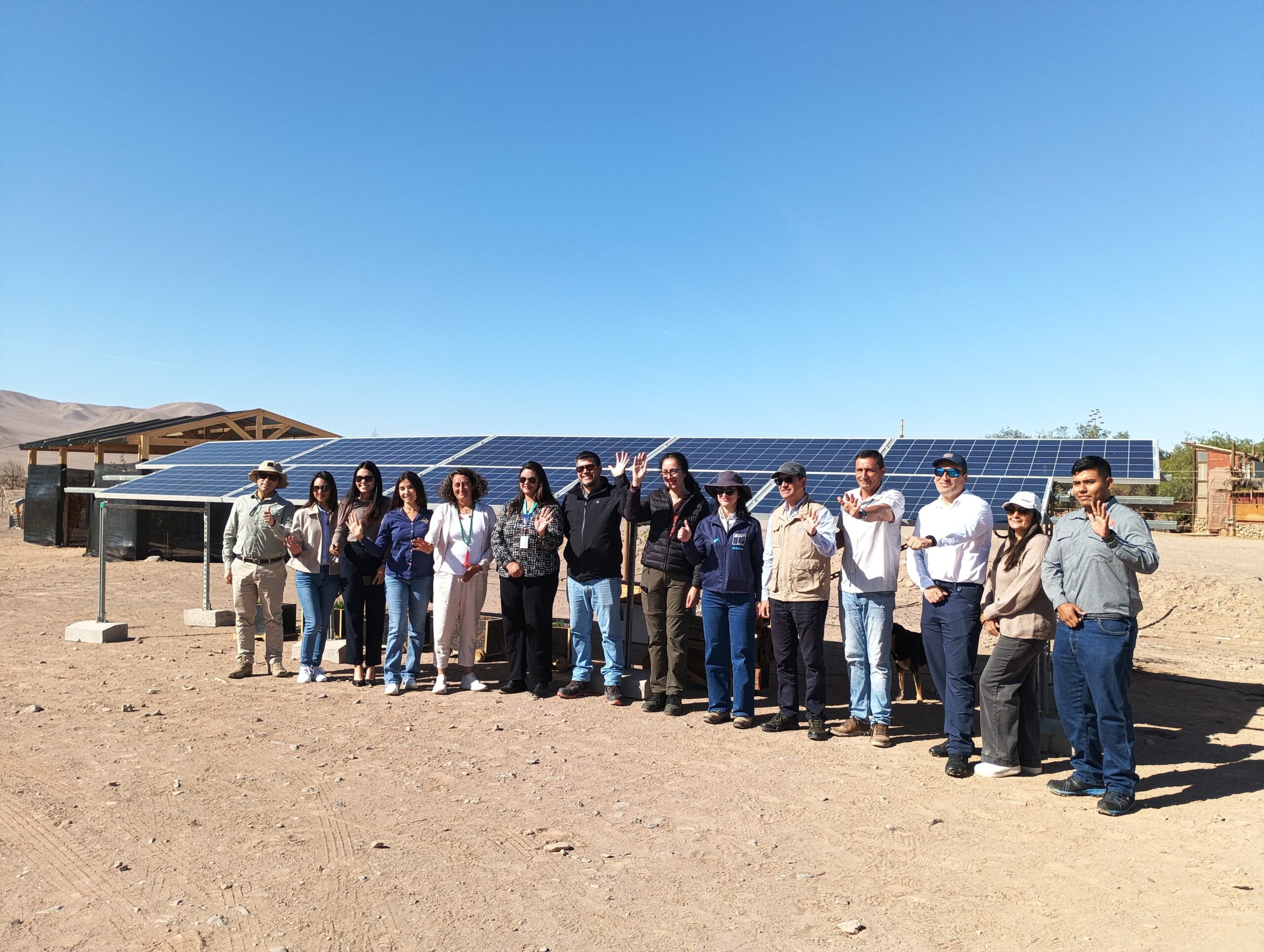 Innovación en el desierto: Visita técnica destaca avances del Proyecto Solar Circular 2